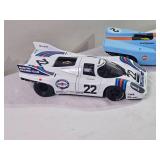 Pair of 1:18 Porsche 917 Die-Cast Racers – Gulf #2 & Martini #22 (Universal Hobbies / UT-Style Build)