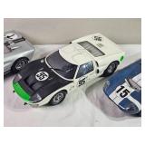 1:18 Die-Cast Racing Legends Trio – Shelby Cobra Daytona Coupe #15 / Porsche 910 #95 / Ford GT40 #7 – Opening Panels & Detailed Engines