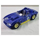 1:18 Scale 1963 Corvette Grand Sport #10 Die-Cast Model – Blue/Yellow Road Signature