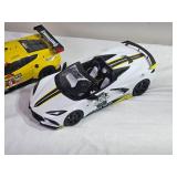 1:18 Corvette Racing Die-Cast Lot – C7.R #3, C7.R #63 Le Mans, & 2021 Corvette C8 Indy 500 Pace Car