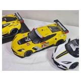 1:18 Corvette Racing Die-Cast Lot – C7.R #3, C7.R #63 Le Mans, & 2021 Corvette C8 Indy 500 Pace Car