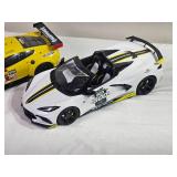 1:18 Corvette Racing Die-Cast Lot – C7.R #3, C7.R #63 Le Mans, & 2021 Corvette C8 Indy 500 Pace Car