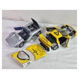 1:18 Corvette Diecast Pair – Exoto Corvette Grand Sport #10 & GMP Goodwrench C5-R #4 (Group of 2)