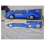 Vintage Tin Wind-Up Racing Car Trio – Schylling Bluebird & Sunbeam Land Speed Record Cars + Bugatti T-35 Racer – Original Boxes & COA