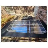 Acrylic Eyewear Display Case – Clear 5-Shelf Organizer with Mirrored Back