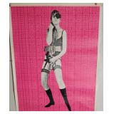 1968 Black Light Poster by Bill Weege ~ Sock It To Me