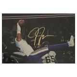 Justin Jefferson Autographed "The Catch" Photo Beckett Authenticated Framed and Matted Minnesota Vikings Football