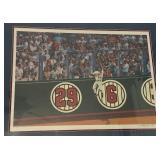 Kirby Puckett "Amazing Metrodome Catch" Limited Edition /600 Artist Signed Lithograph by Bill Purdom Framed and Matted Minnesota Twins Baseball