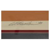 Kirby Puckett "Amazing Metrodome Catch" Limited Edition /600 Artist Signed Lithograph by Bill Purdom Framed and Matted Minnesota Twins Baseball