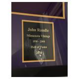 John Randle Autographed Jersey Professionally Framed and Matted With Photos Minnesota Vikings Football