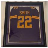 Harrison Smith Autographed Color Rush Jersey JSA Authenticated 43x35" Professionally Framed Minnesota Vikings Football
