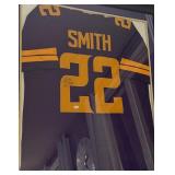 Harrison Smith Autographed Color Rush Jersey JSA Authenticated 43x35" Professionally Framed Minnesota Vikings Football