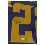 Harrison Smith Autographed Color Rush Jersey JSA Authenticated 43x35" Professionally Framed Minnesota Vikings Football