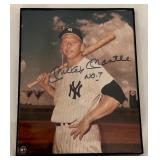 Mickey Mantle Autographed and Inscribed "No. 7" 8x10" New York Yankees Baseball Photo - Authenticity Guaranteed