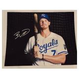 Bobby Witt Signed 8x10" Baseball Phtoto With COA