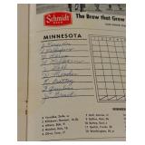 1965 World Series Baseball Official Program - Minnesota Twins vs. Los Angeles Dodgers