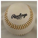 Carlos Correa Autographed Gold Glow Award Rawlings Official Baseball Minnesota Twins