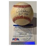 Al Kaline Signed Baseball With PSA COA Rawlings OALB Budig Ball