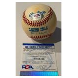 Al Kaline Signed Baseball With PSA COA Rawlings OALB Budig Ball