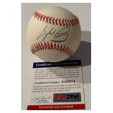 Gaylord Perry Autographed  Baseball With PSA COA Rawlings ONLB White Ball