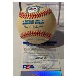 Dennis Eckersley Autographed Baseball With PSA COA Rawlings OALB Budig Ball