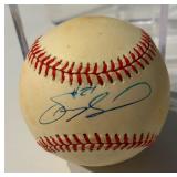 Sammy Sosa Autographed Baseball Rawligns ONLB Ball With COA