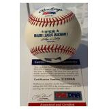 CC Sabathia Autographed Baseball With PSA COA Rawlings OMLB Selig Ball