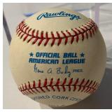 Raphael Palmeiro Autographed Baseball Rawlings OALB Budig Ball