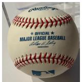Nick Swisher Autographed Baseball Rawlings OMLB Selig Ball