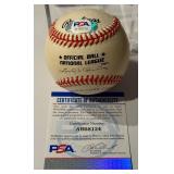 Greg Maddux Autographed Baseball With PSA COA Rawlings ONLB Ball