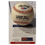 Don Sutton Autographed and Inscribed "HOF 98" Baseball With PSA COA Rawlings ONLB Ball