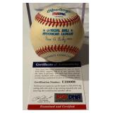 Roberto Alomar Autographed Baseabll With PSA COA Rawlings OALB Budig Ball