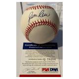 Jim Rice Autographed Baseball With PSA COA Rawlings OMLB Selig Ball