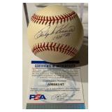 Ralph Kiner Autographed and Inscribed "HOF 