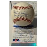 Frank Viola Autographed and Inscribed "87 WS MVP 88 AL CY" With PSA COA Rawlings OMLB Selig Ball