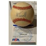 Alan Trammell Autographed Baseball With PSA COA Rawlings OALB Budig Ball