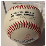 Maury Wills Autographed Dodgers Rawlings ONLB Baseball