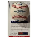 Mark Teixeria Autographed Baseball With PSA COA Rawlings OMLB Selig Ball