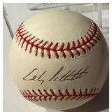 Andy Pettite Autographed Baseball With PSA COA Rawlings OALB Budig Ball