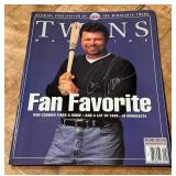 Ron Coomer Autographed Minnesota Twins Baseball Magazine