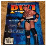Brock Lesnar Autographed Pro Wresting Illustrated Magazine
