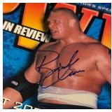 Brock Lesnar Autographed Pro Wresting Illustrated Magazine