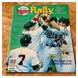 Kent Hrbek Autographed Minnesota Twins Baseball Rally Magazine