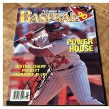 Kirby Puckett Autographed 1990 Athlon