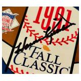 Kirby Puckett and Harmon Killebrew Autographed 1991 World Series Scorebook - Minnesota Twins