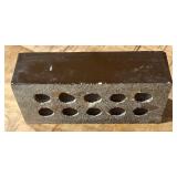 Metropolitan Stadium Glazed Brown Brick From Stadium Teardown - Minnesota Twins Vikings