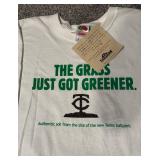 Target Field Authentic Dirt Shirt Stadium Giveaway Size XL Minnesota Twins Baseball