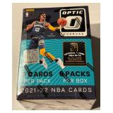 2021-2022 Donruss Optic Factory Sealed 6 Pack Basketball Card Box