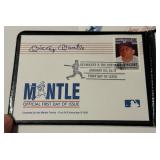 Mickey Mantle 1956 Triple Crown Winner Gold Stamp by St. Vincet Limited Edition