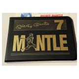 Mickey Mantle 1956 Triple Crown Winner Gold Stamp by St. Vincet Limited Edition